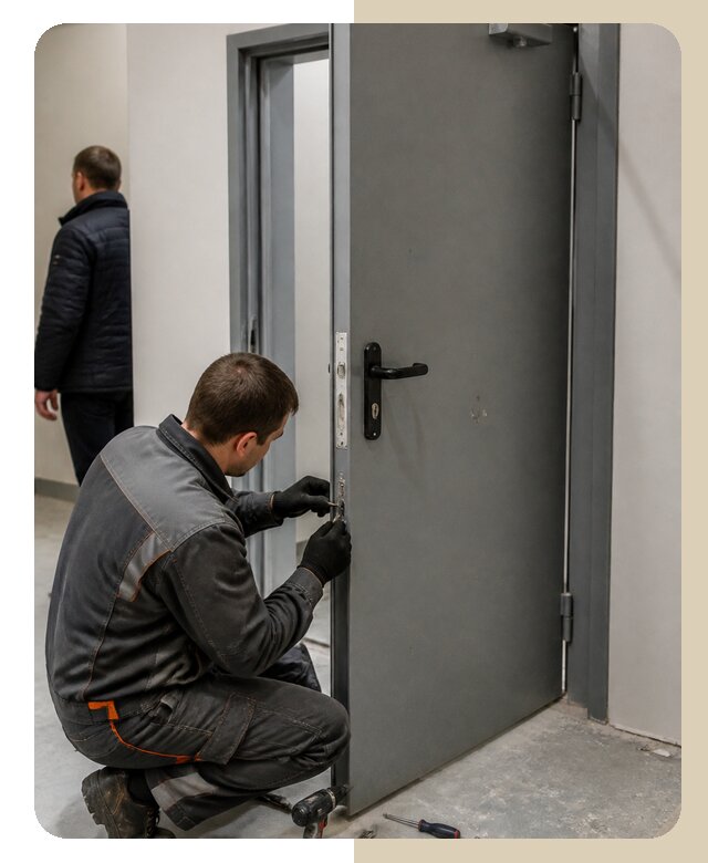 Ремонт противопожарной двери в Ступине по цене 6756 р. | ДвериЛегко-Стп