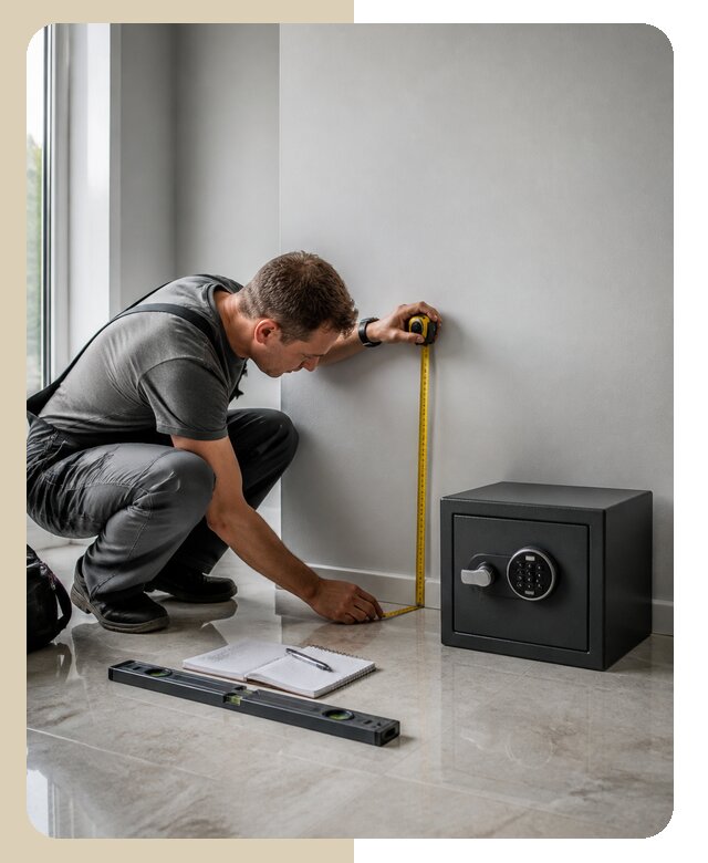 Профессиональный замер под сейф для точной установки в Ступине