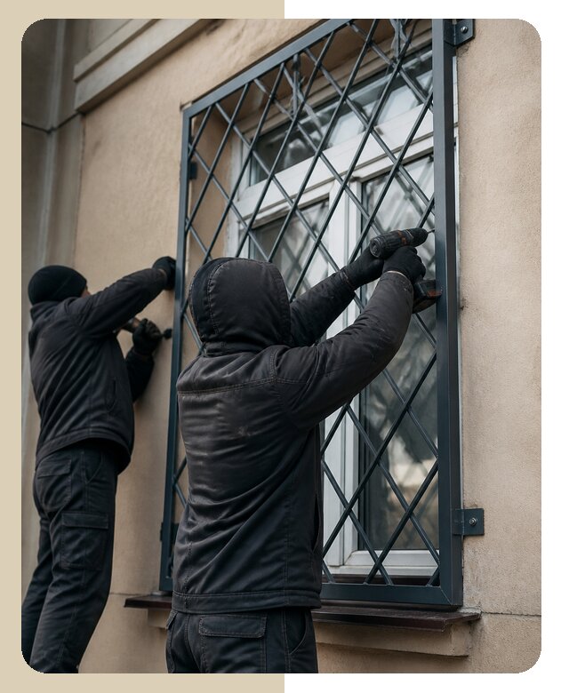 Установка антивандальных решеток на окна в Ступине